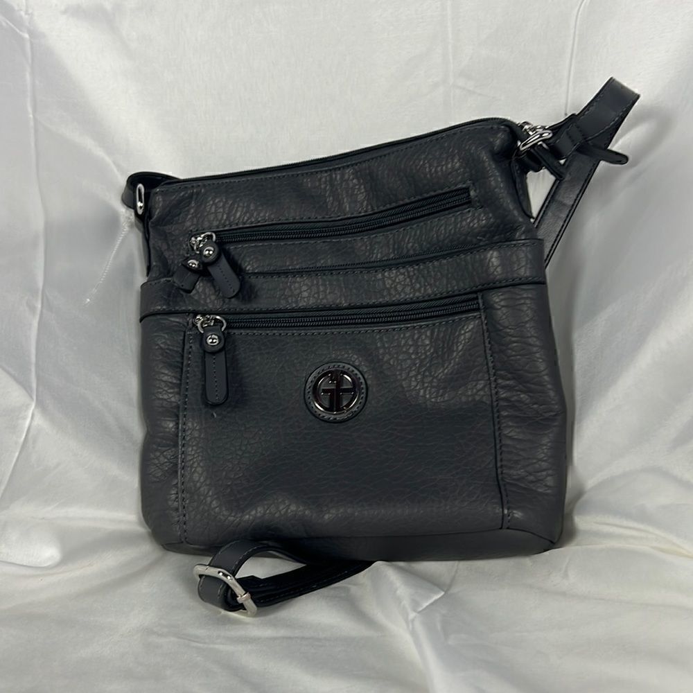 Giani Bernini grey and silver purse